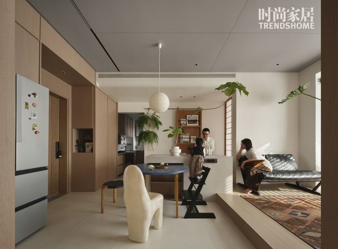 ²全屋打通采光翻倍不要太舒服～AG真人平台南京夫妻俩的93m(图15)